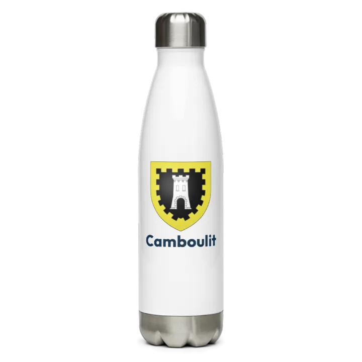 Gourde inox blason de Camboulit