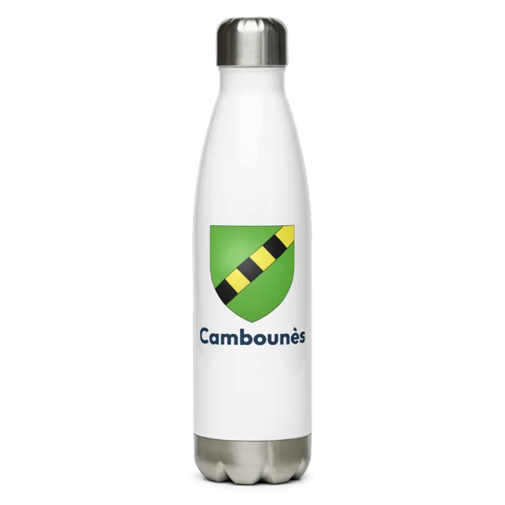 Gourde inox blason de Cambounès