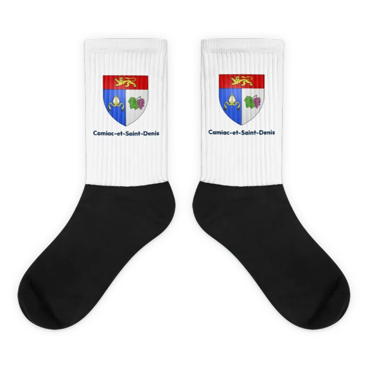 Chaussettes — blason de Camiac-et-Saint-Denis