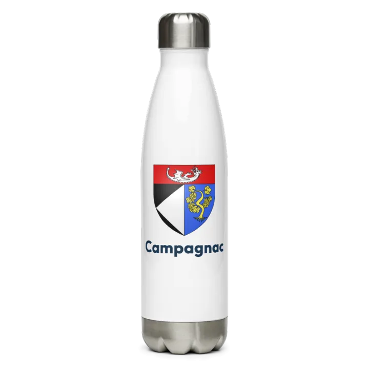 Gourde inox blason de Campagnac