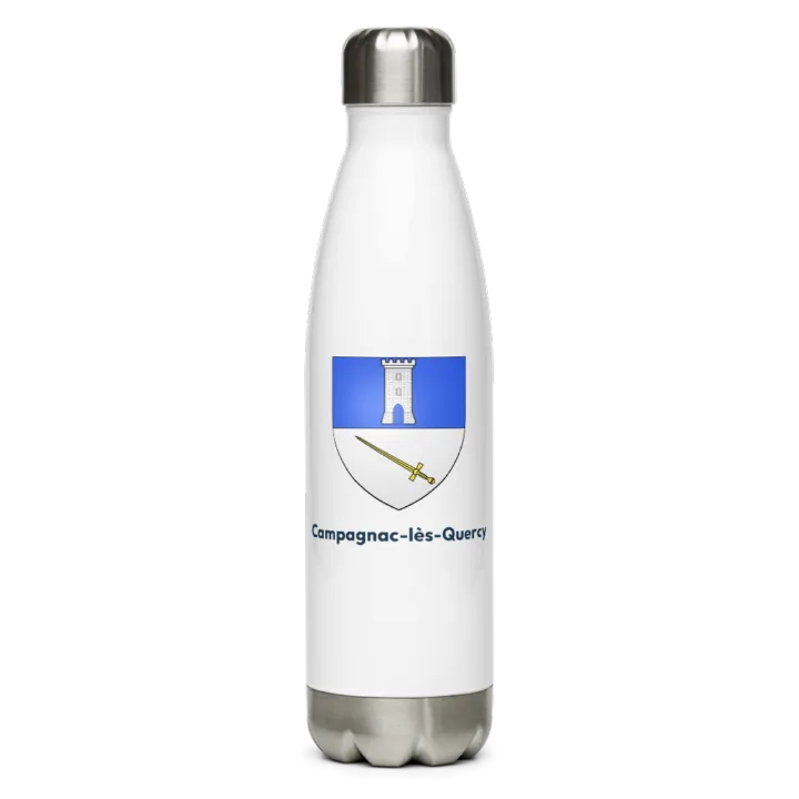 Gourde inox — blason de Campagnac-lès-Quercy