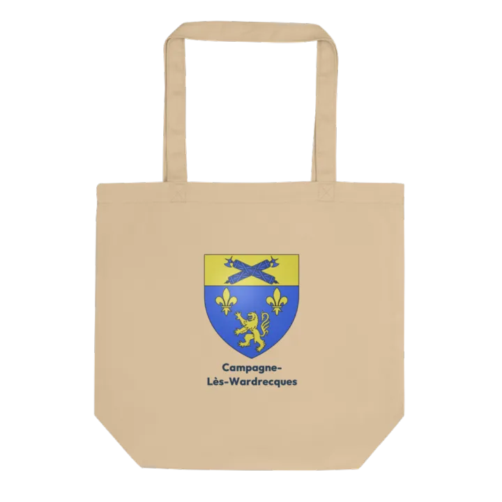 Tote bag coton bio — blason de Campagne-lès-Wardrecques