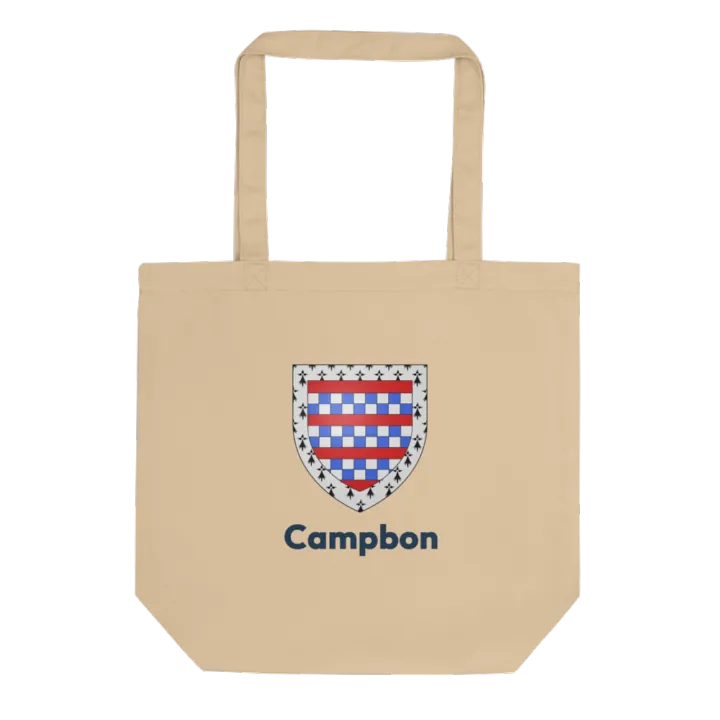 Tote bag coton bio — blason de Campbon