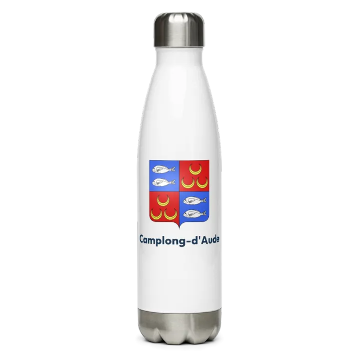 Gourde inox blason de Camplong-d'Aude