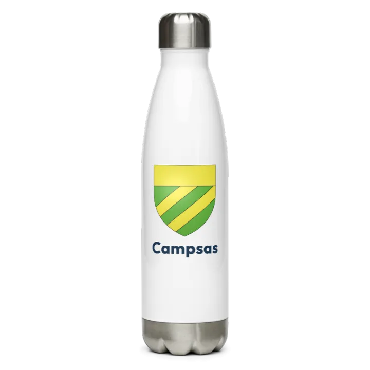 Gourde inox blason de Campsas
