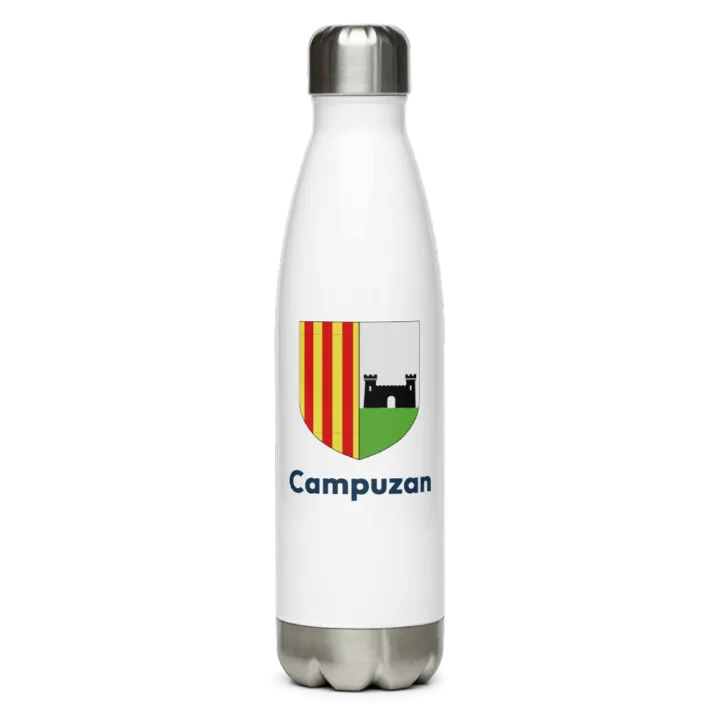Gourde inox blason de Campuzan