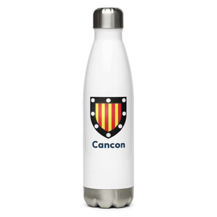 Gourde inox blason de Cancon