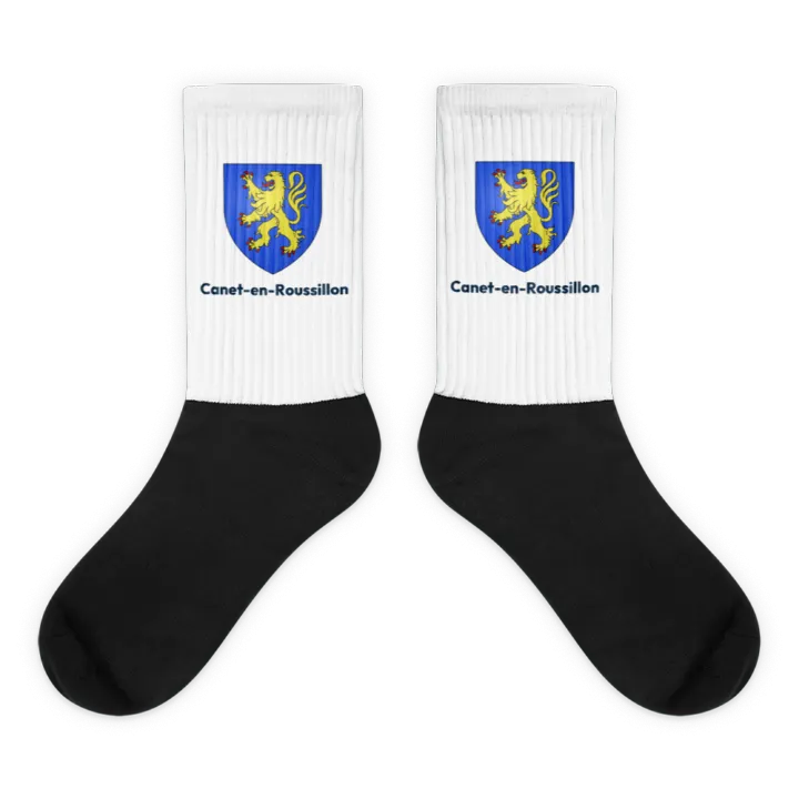 Chaussettes — blason de Canet-en-Roussillon