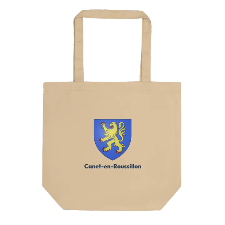 Tote bag coton bio — blason de Canet-en-Roussillon