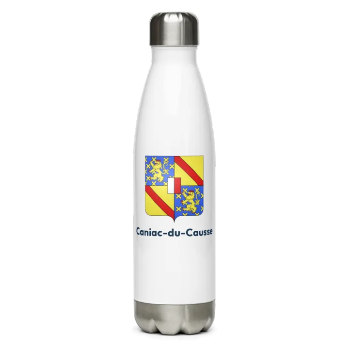 Gourde inox blason de Caniac-du-Causse