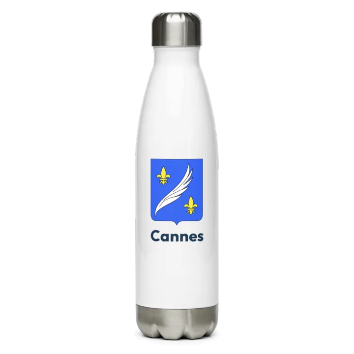 Gourde inox blason de Cannes