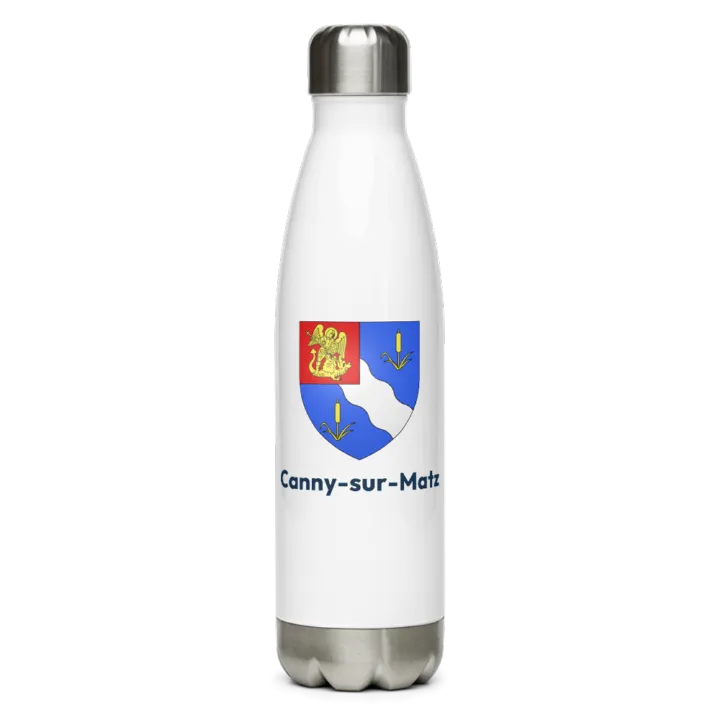Gourde inox blason de Canny-sur-Matz