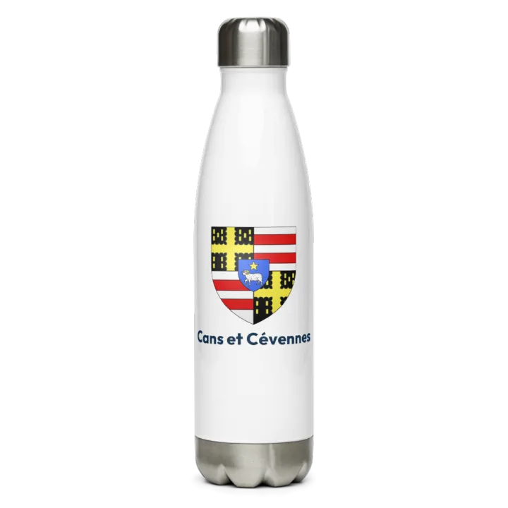 Gourde inox blason de Cans et Cévennes