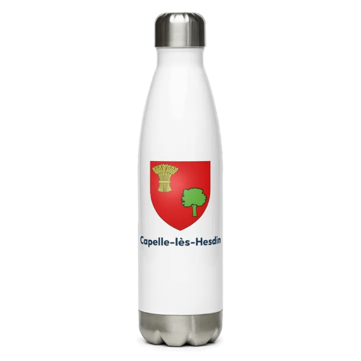 Gourde inox blason de Capelle-lès-Hesdin