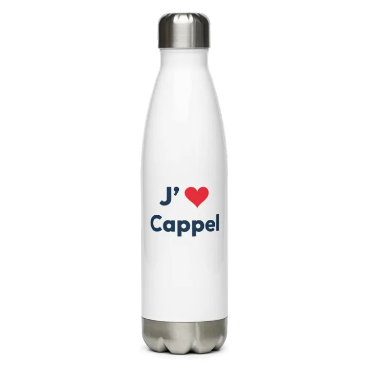 Gourde inox « J’❤ Cappel »