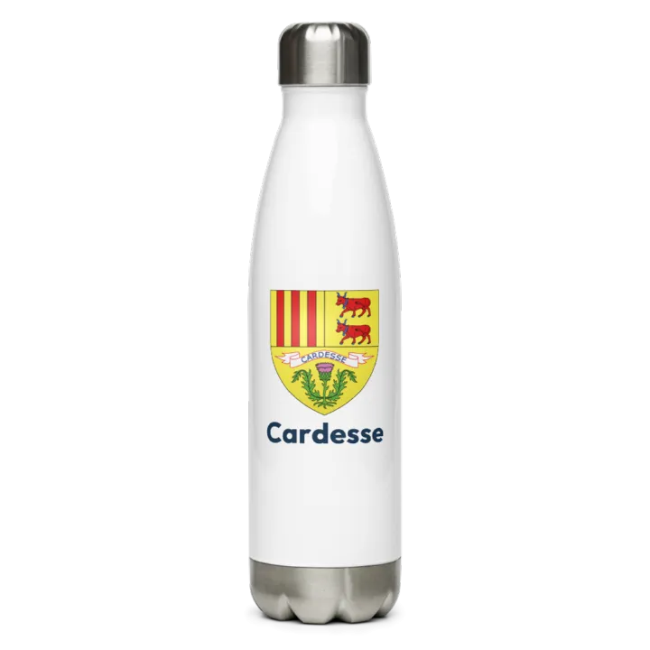Gourde inox blason de Cardesse