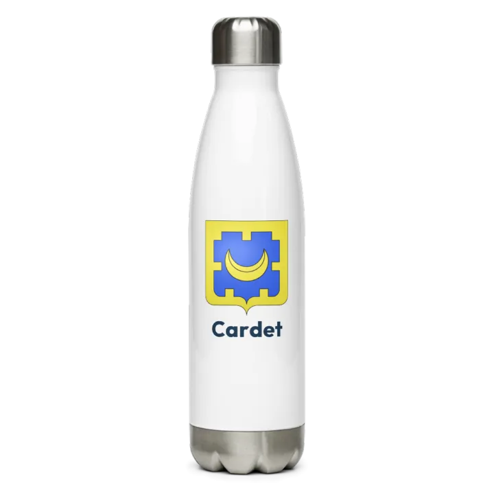 Gourde inox blason de Cardet