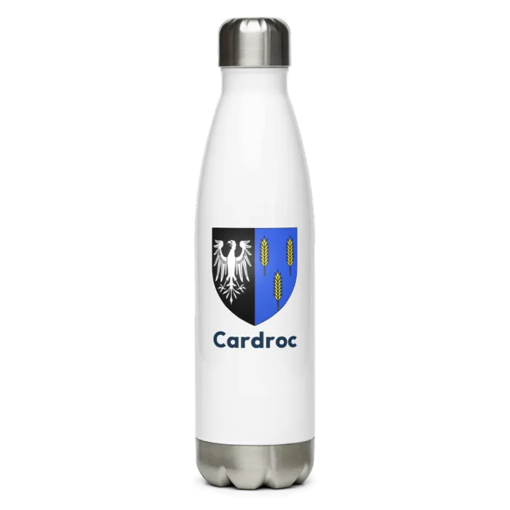 Gourde inox blason de Cardroc