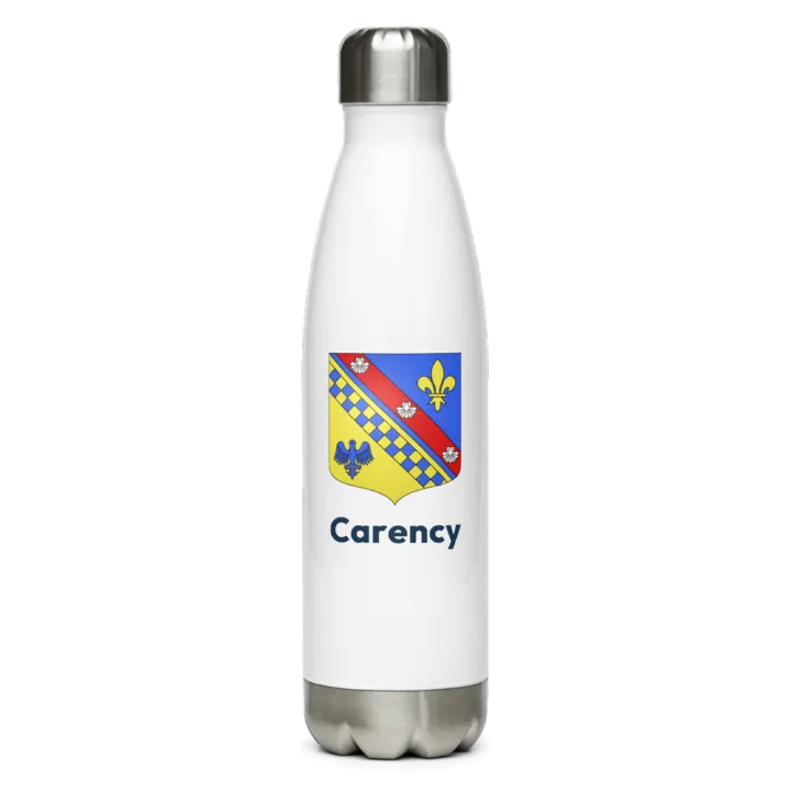 Gourde inox — blason de Carency