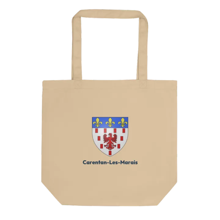 Tote bag coton bio — blason de Carentan-les-Marais