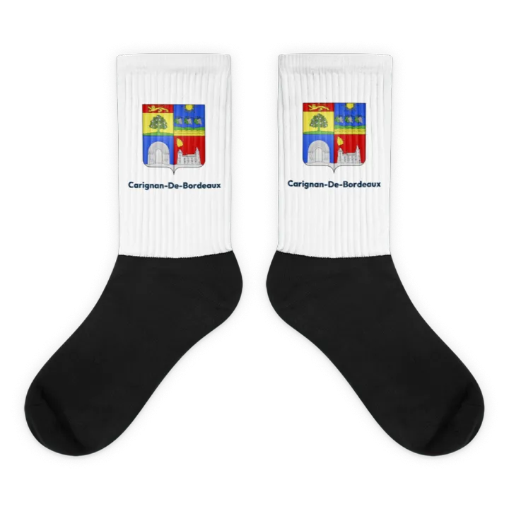Chaussettes — blason de Carignan-de-Bordeaux