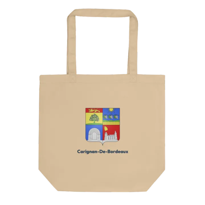 Tote bag coton bio — blason de Carignan-de-Bordeaux