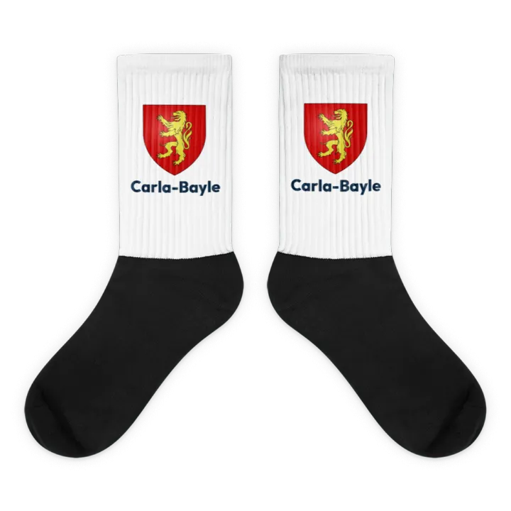 Chaussettes — blason de Carla-Bayle