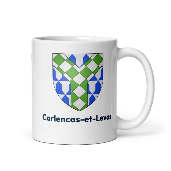 Mug blason de Carlencas-et-Levas