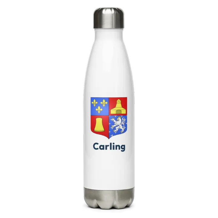 Gourde inox blason de Carling