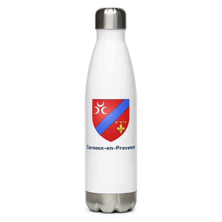 Gourde inox blason de Carnoux-en-Provence