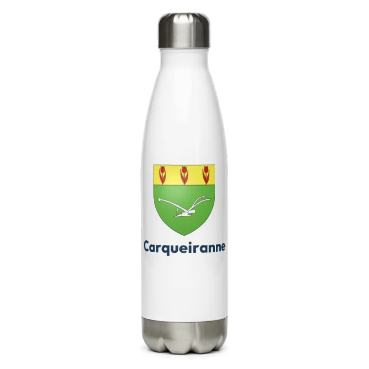 Gourde inox blason de Carqueiranne