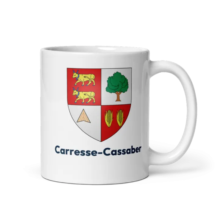 Mug blason de Carresse-Cassaber