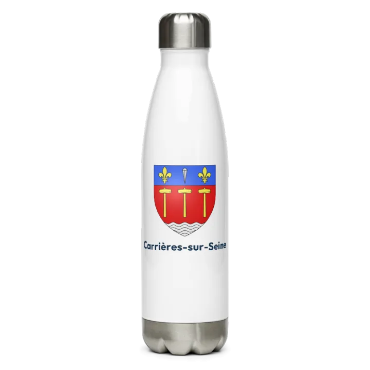 Gourde inox blason de Carrières-sur-Seine