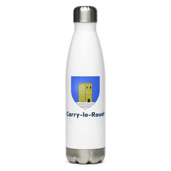 Gourde inox blason de Carry-le-Rouet