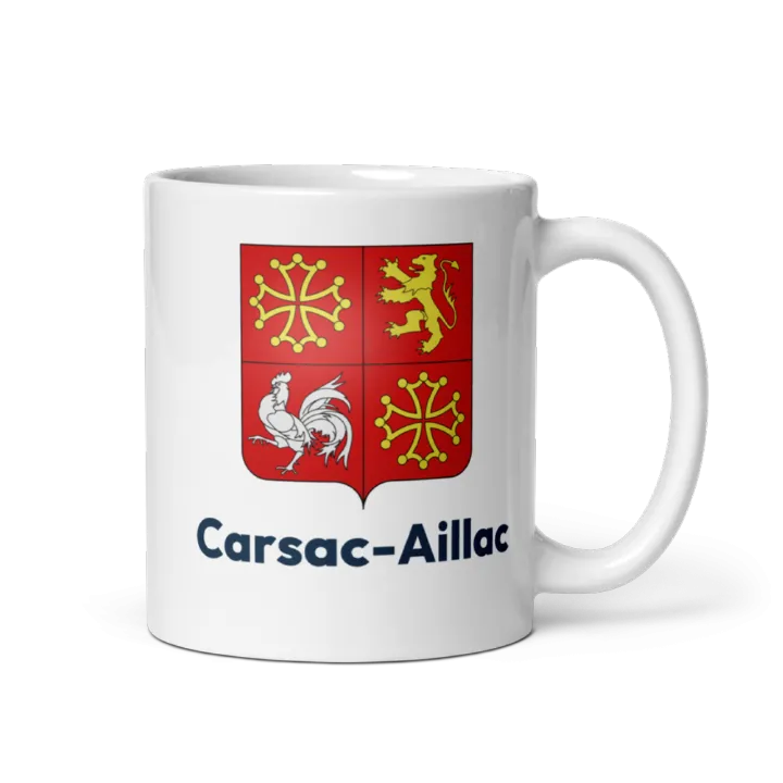 Mug blason de Carsac-Aillac