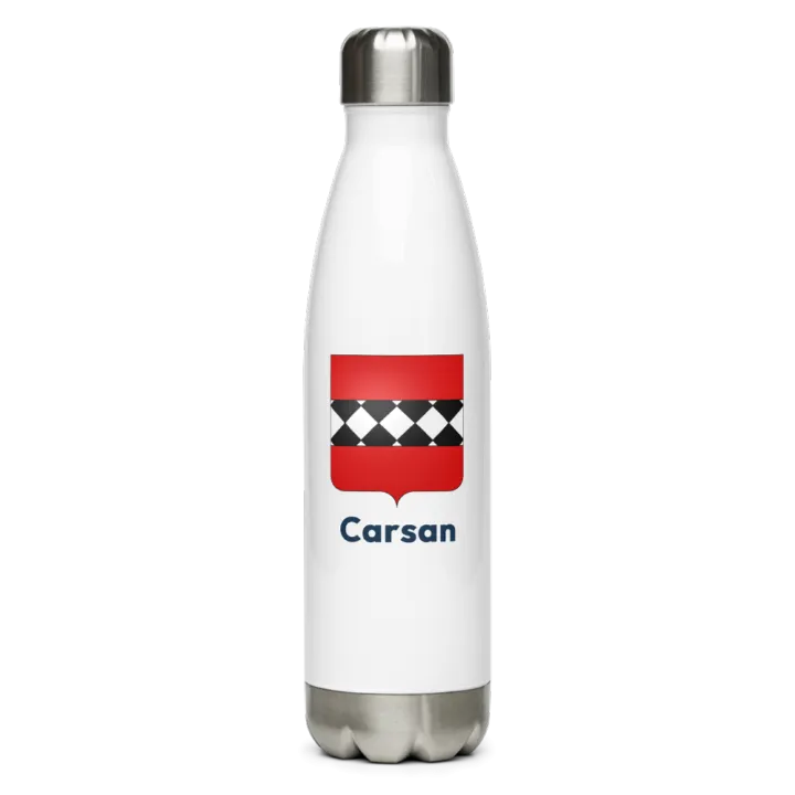 Gourde inox blason de Carsan