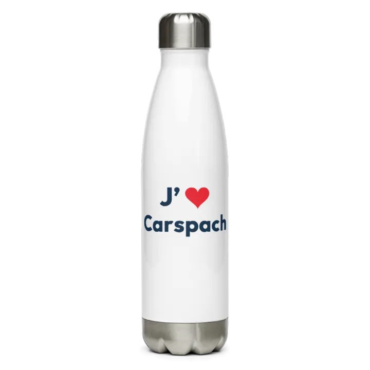 Gourde inox « J’❤ Carspach »
