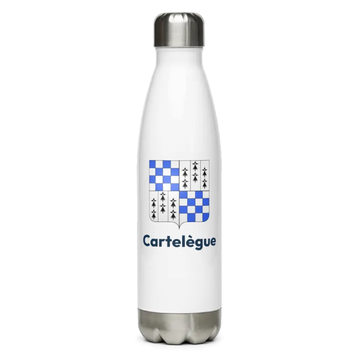 Gourde inox blason de Cartelègue