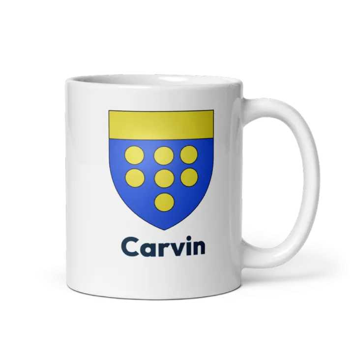 Mug blason de Carvin