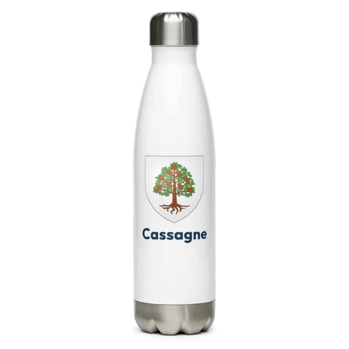 Gourde inox blason de Cassagne