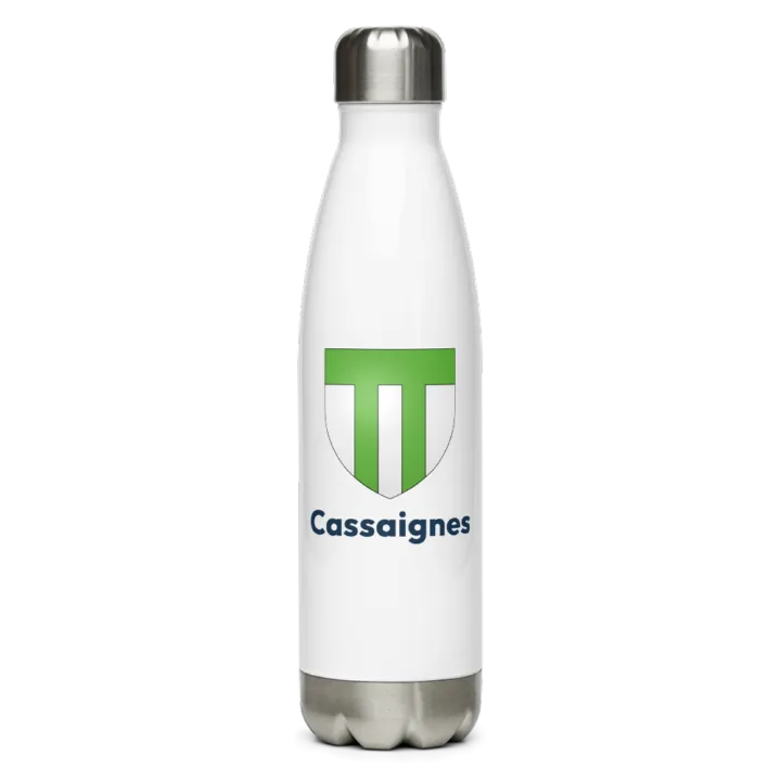 Gourde inox blason de Cassaignes
