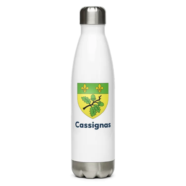 Gourde inox blason de Cassignas