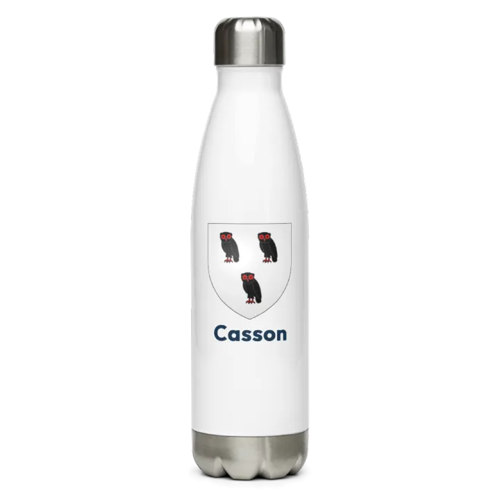 Gourde inox blason de Casson