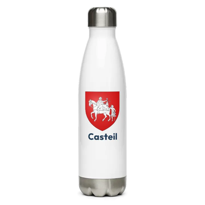 Gourde inox blason de Casteil