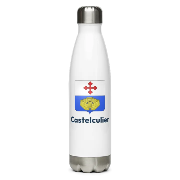 Gourde inox blason de Castelculier