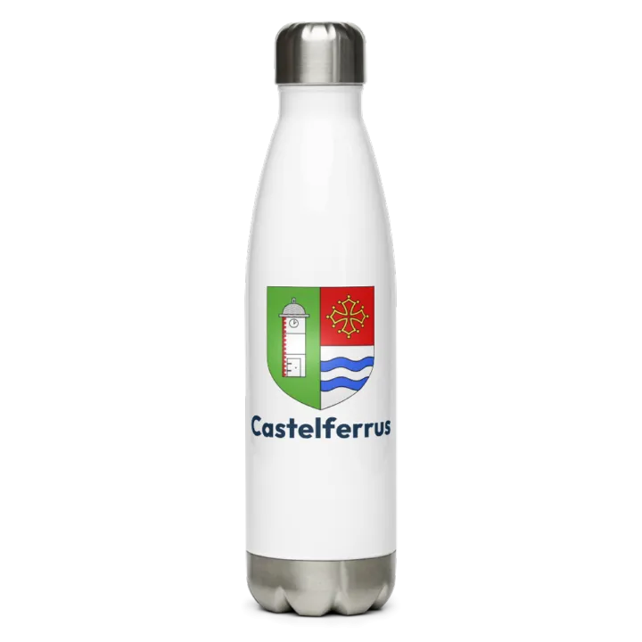 Gourde inox blason de Castelferrus