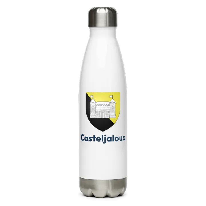Gourde inox blason de Casteljaloux