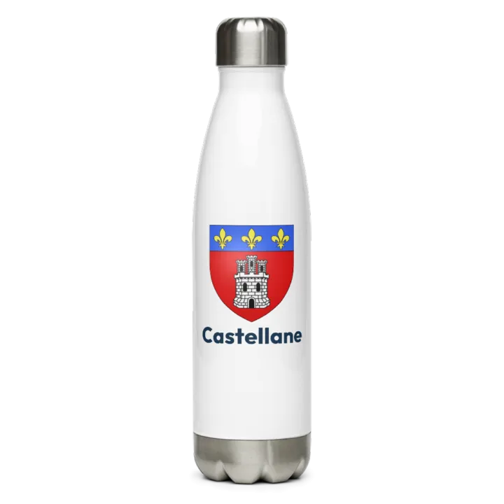 Gourde inox blason de Castellane