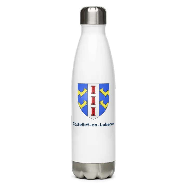 Gourde inox blason de Castellet-en-Luberon