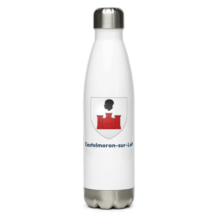 Gourde inox blason de Castelmoron-sur-Lot